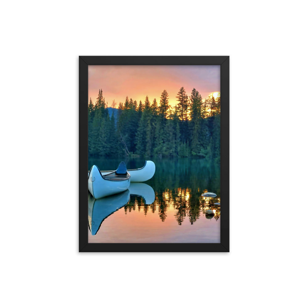 Canoe For Two  |  Framed Print