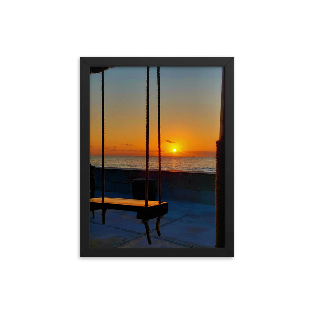 Swing In A New Day  |  Framed Print