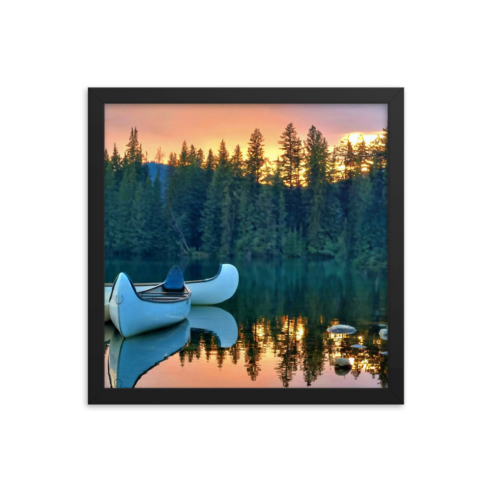 Canoe For Two  |  Framed Print