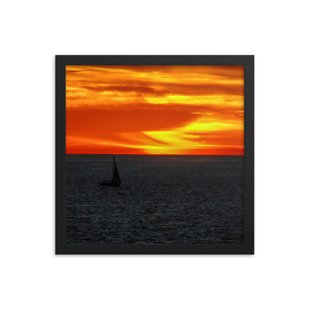 Lonely Boat  |  Framed Print