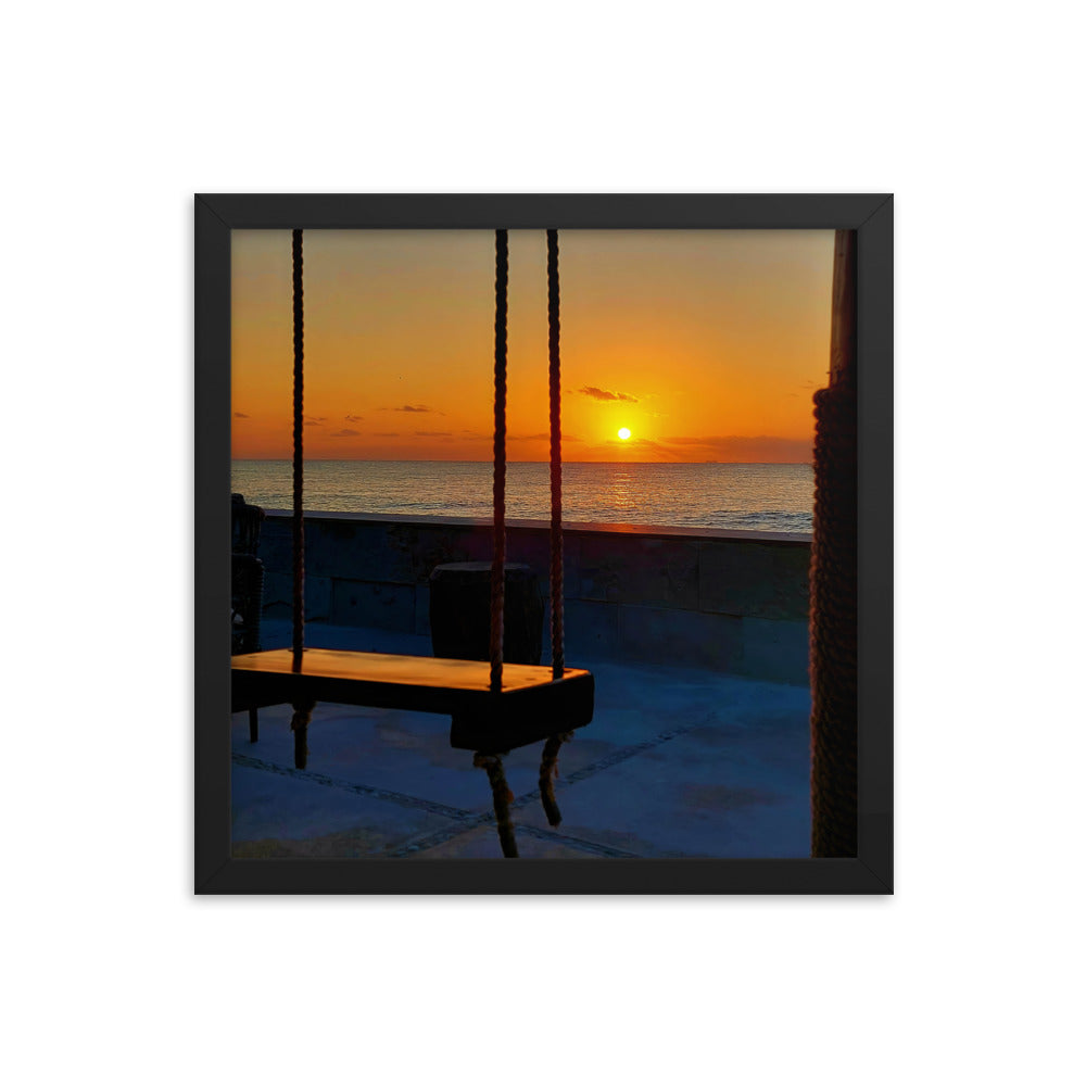 Swing In A New Day  |  Framed Print