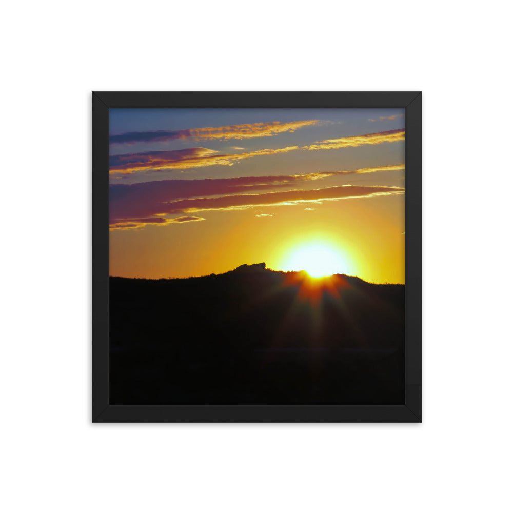 Over The Hill  |  Framed Print