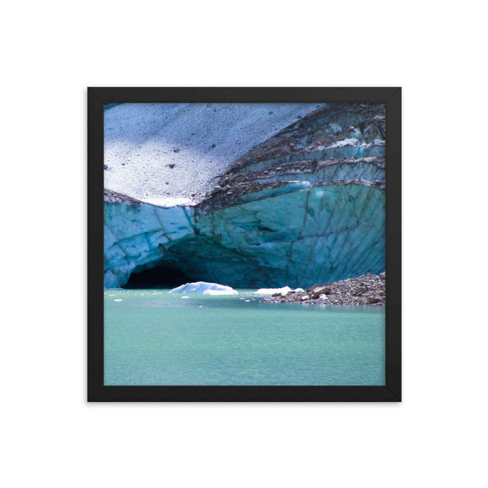 Glacier Cave  |  Framed Print