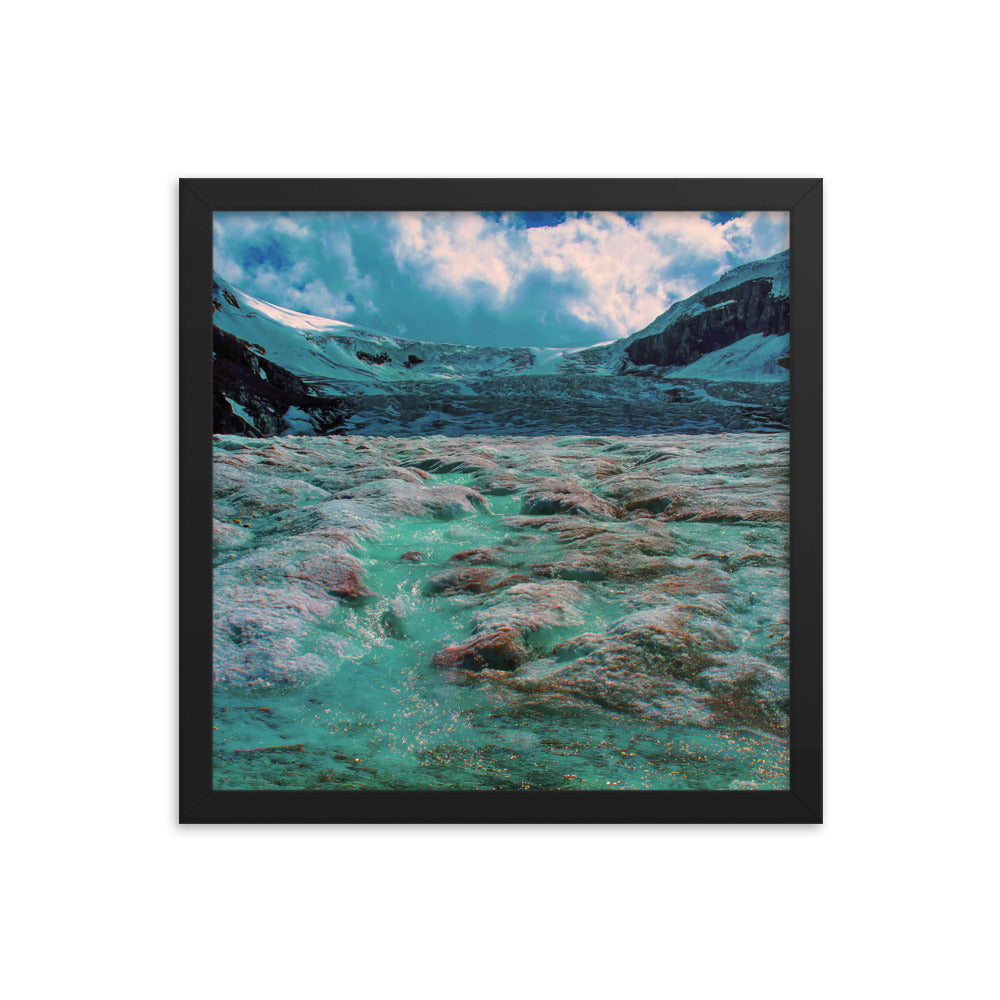 Running Aqua  |  Framed Print