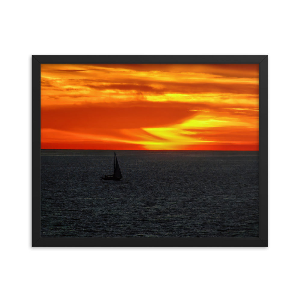 Lonely Boat  |  Framed Print