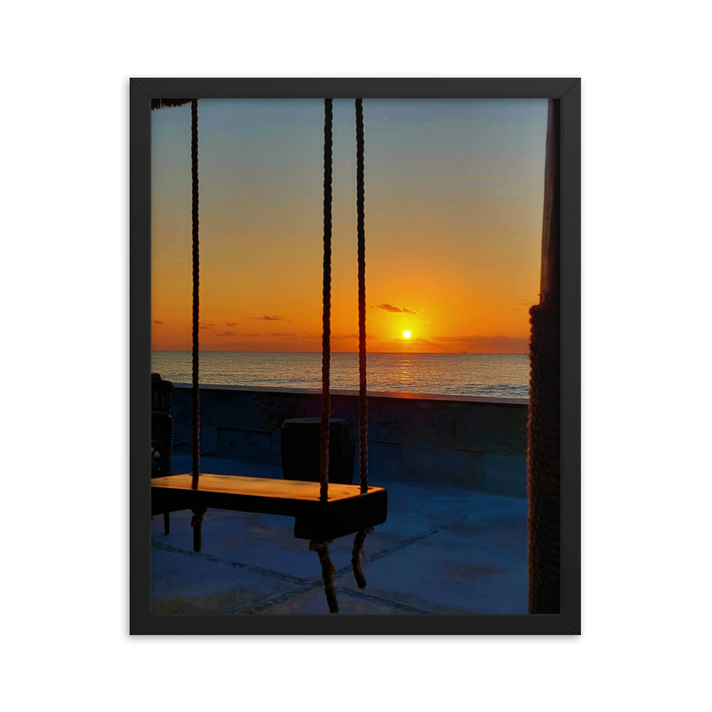 Swing In A New Day  |  Framed Print