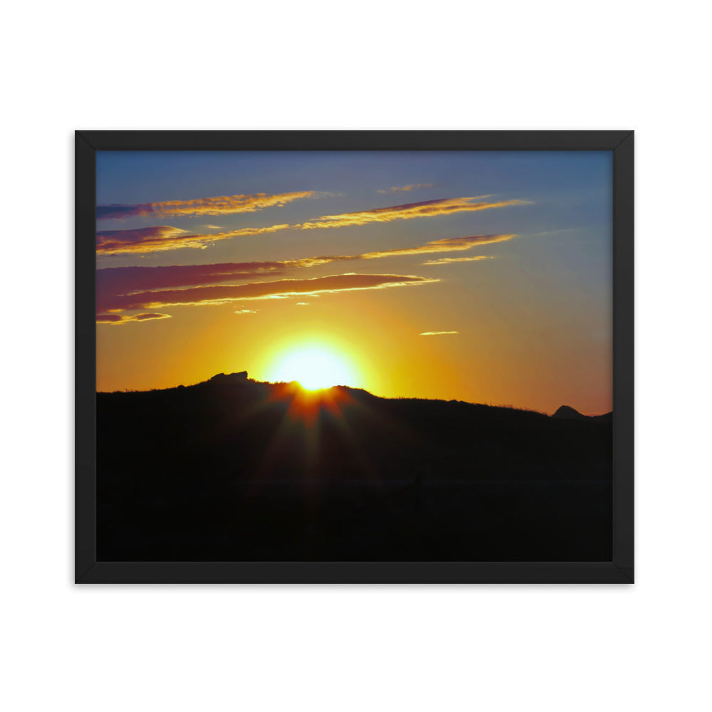 Over The Hill  |  Framed Print