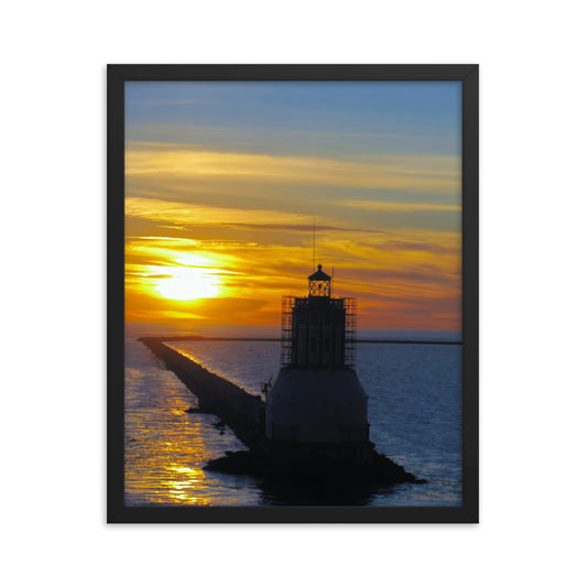 Lightly Blue  |  Framed Print