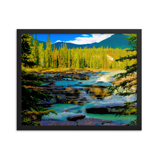 Aqua Water  |  Framed Print