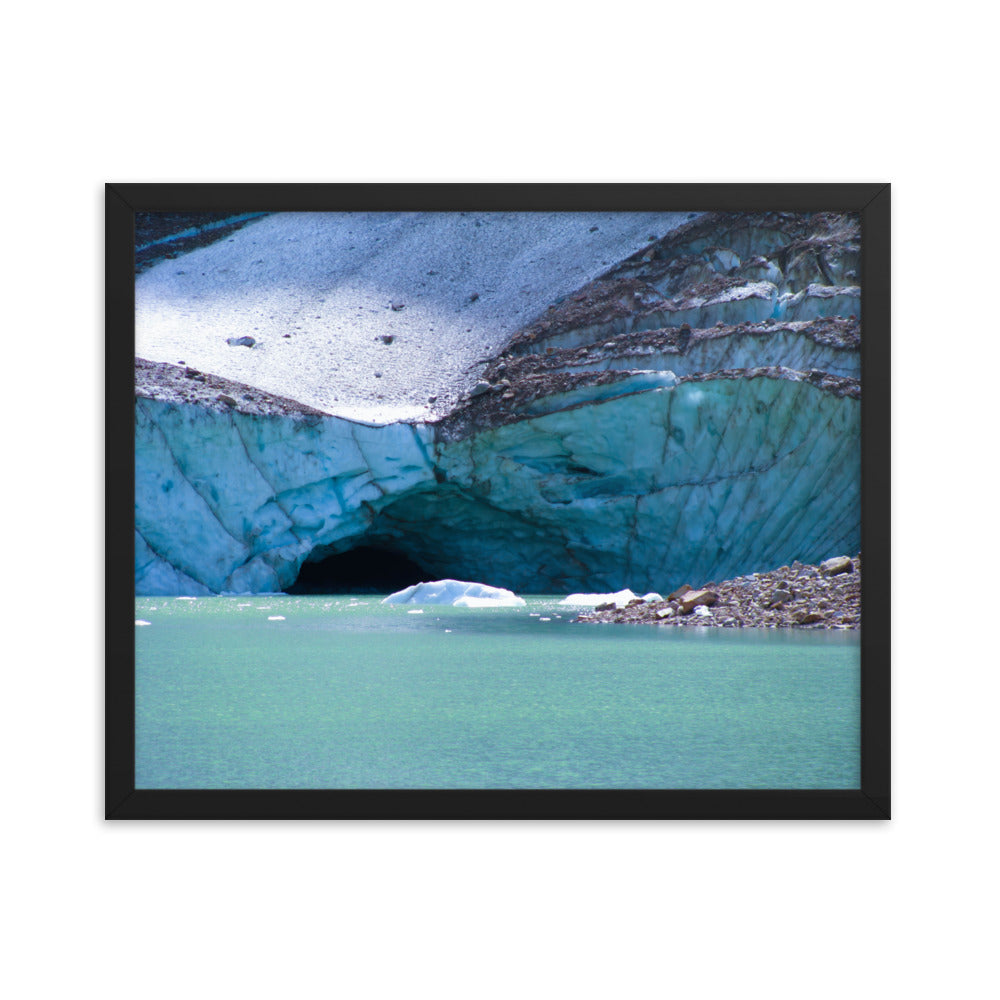 Glacier Cave  |  Framed Print