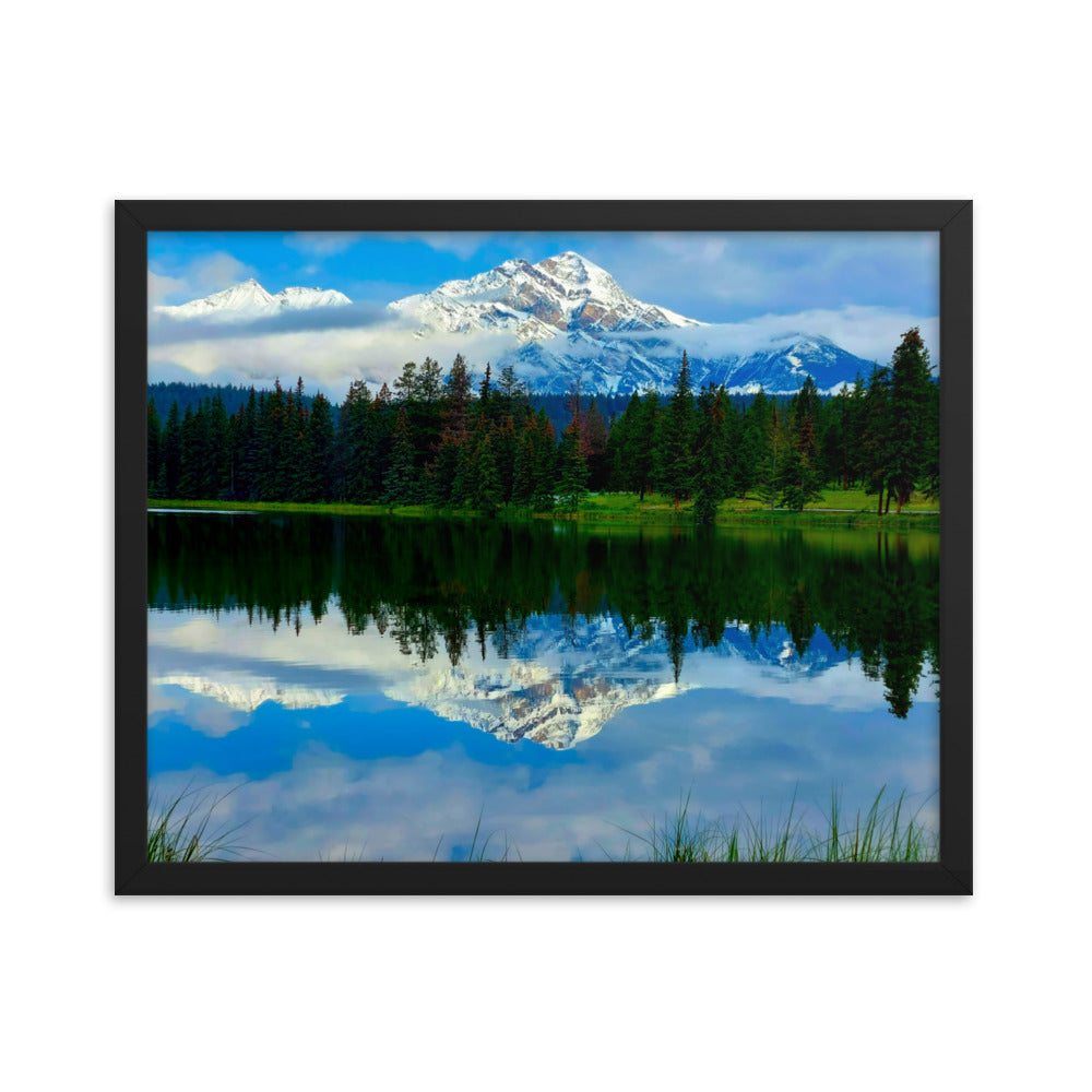 Mirror In The Lake  |  Framed Print