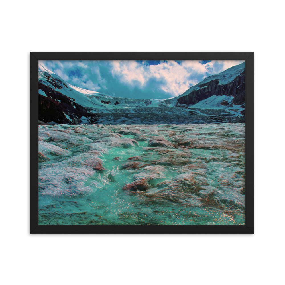 Running Aqua  |  Framed Print