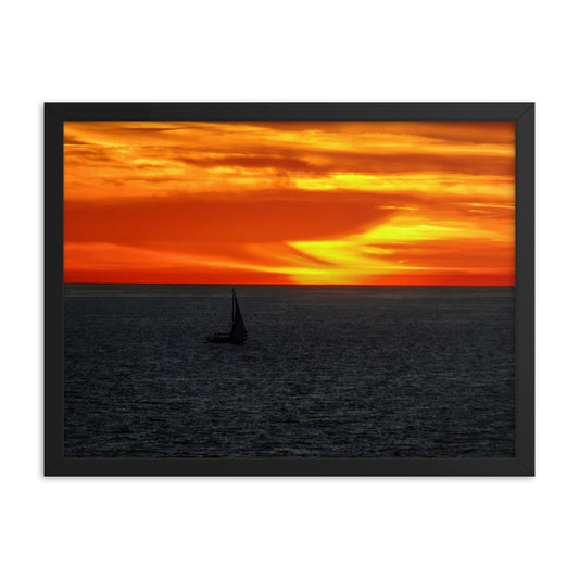 Lonely Boat  |  Framed Print