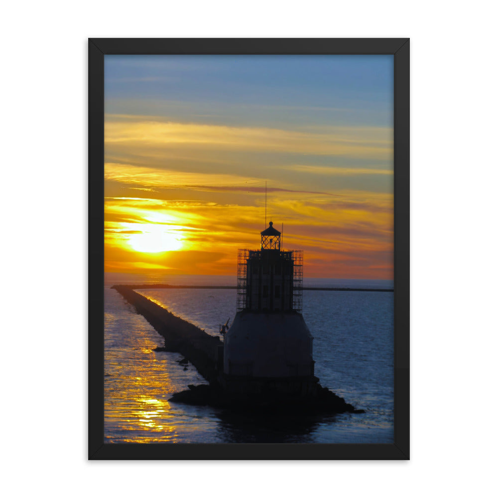 Lightly Blue  |  Framed Print