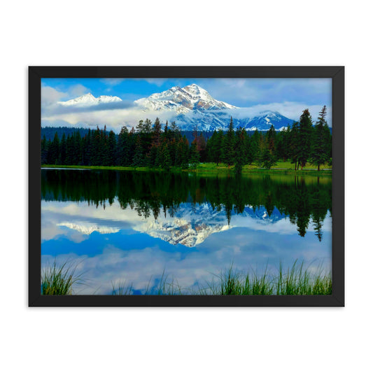 Mirror In The Lake  |  Framed Print