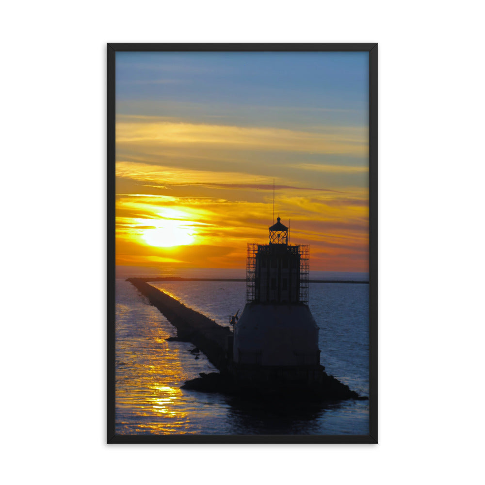 Lightly Blue  |  Framed Print