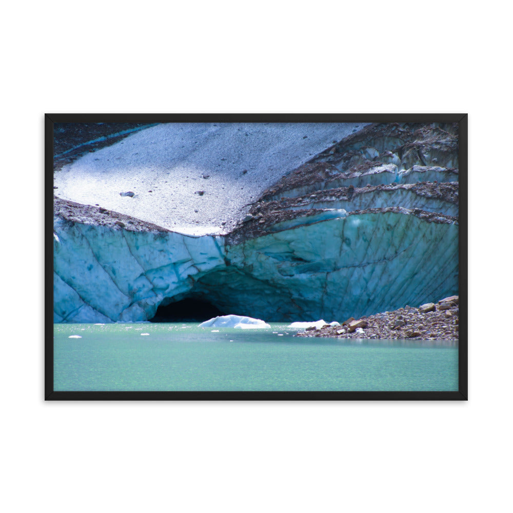 Glacier Cave  |  Framed Print