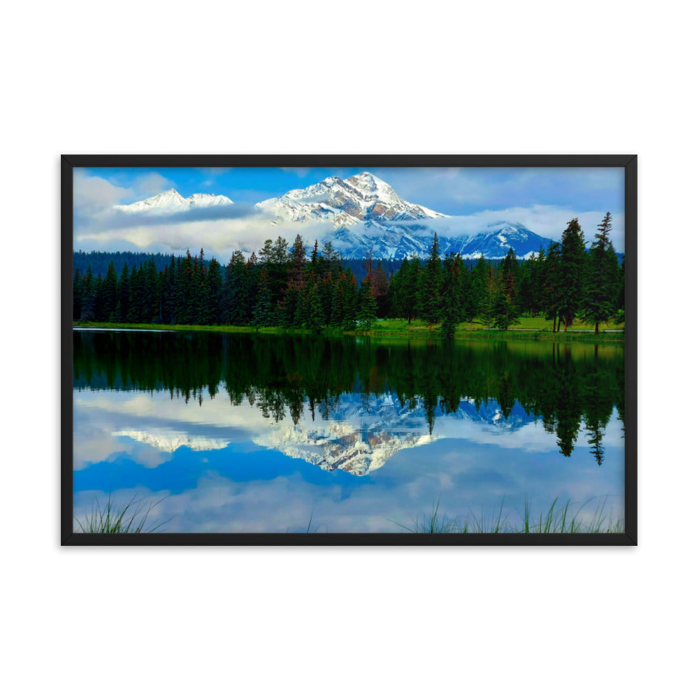 Mirror In The Lake  |  Framed Print