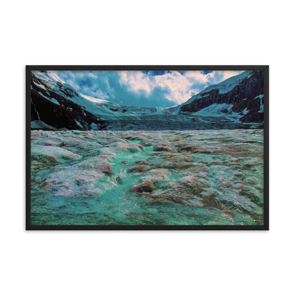 Running Aqua  |  Framed Print