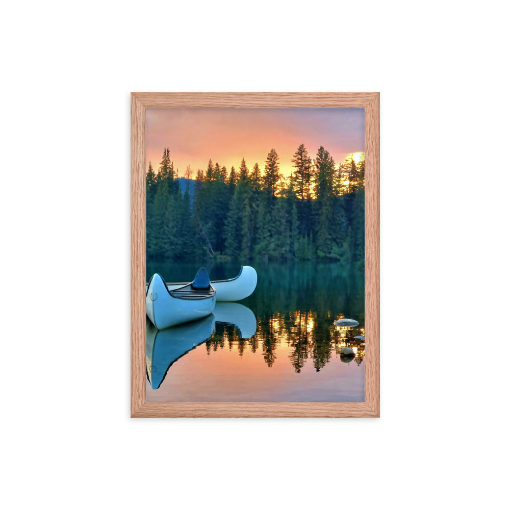 Canoe For Two  |  Framed Print