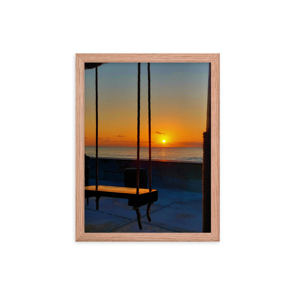 Swing In A New Day  |  Framed Print