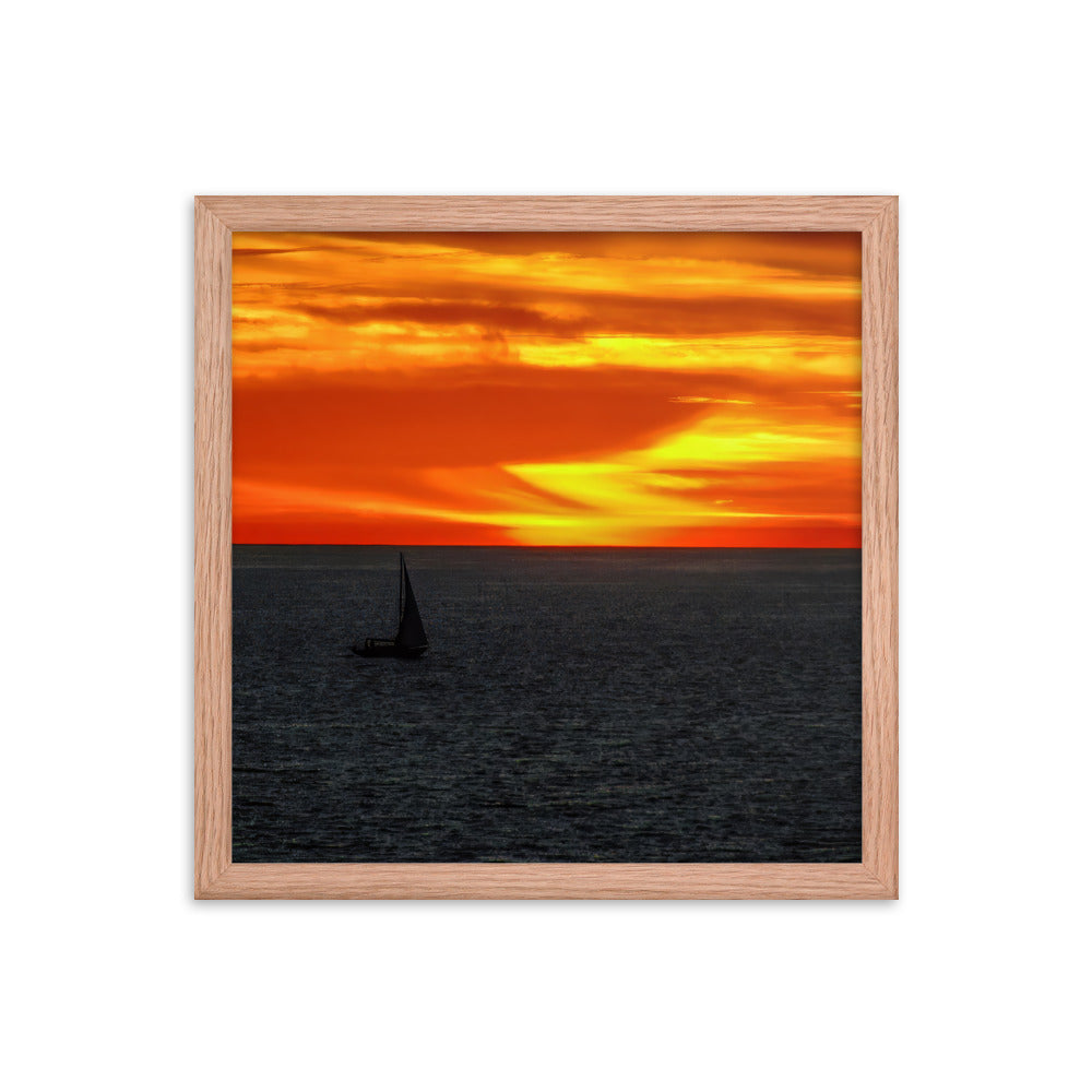 Lonely Boat  |  Framed Print