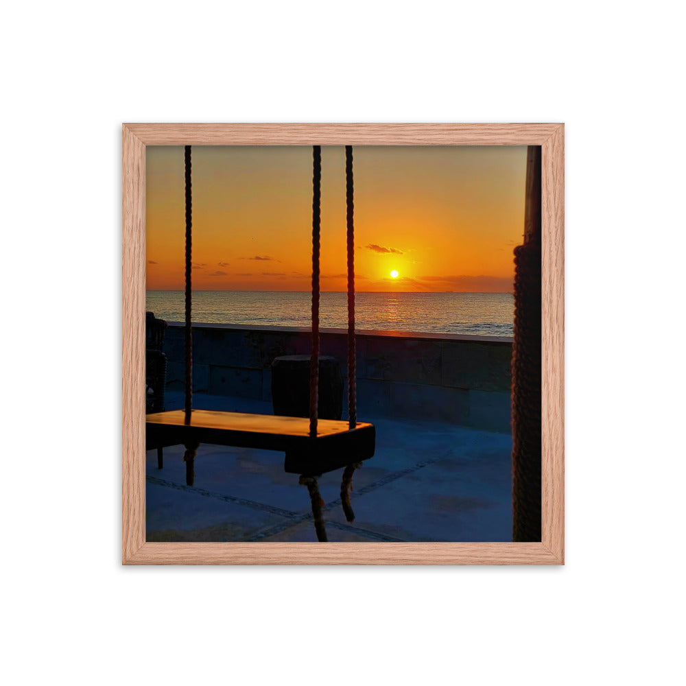 Swing In A New Day  |  Framed Print