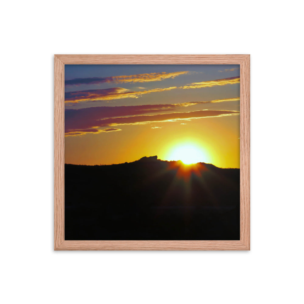 Over The Hill  |  Framed Print