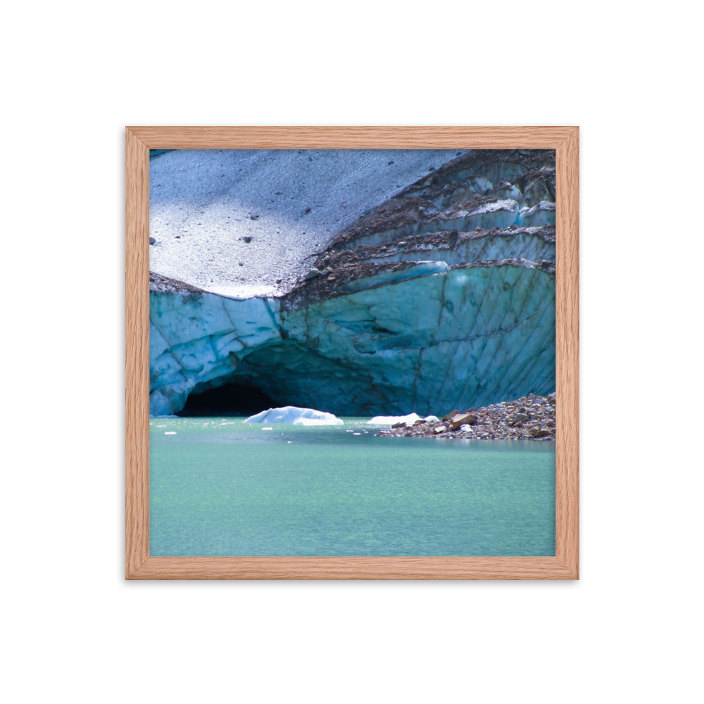 Glacier Cave  |  Framed Print