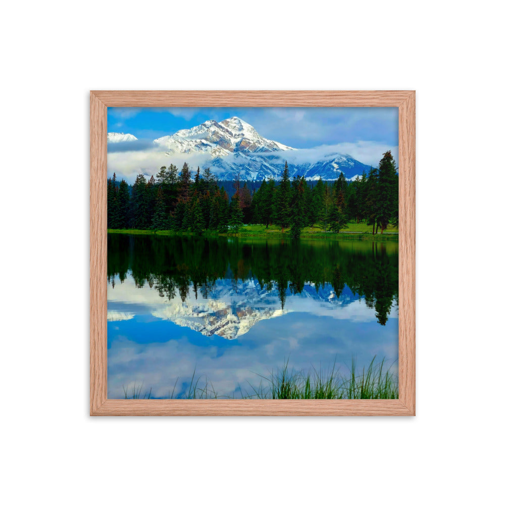 Mirror In The Lake  |  Framed Print