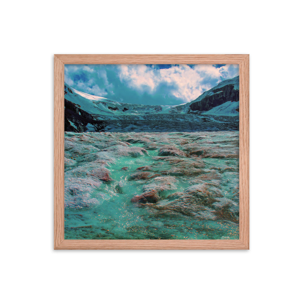 Running Aqua  |  Framed Print