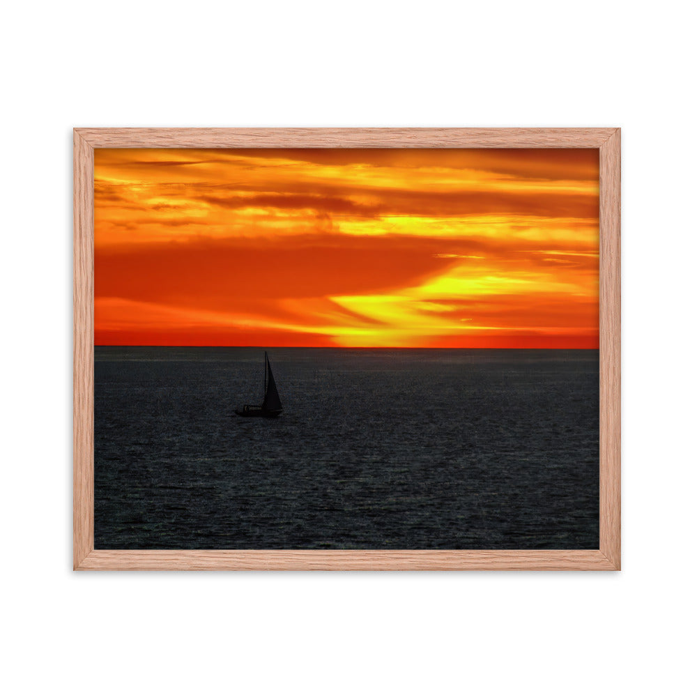 Lonely Boat  |  Framed Print