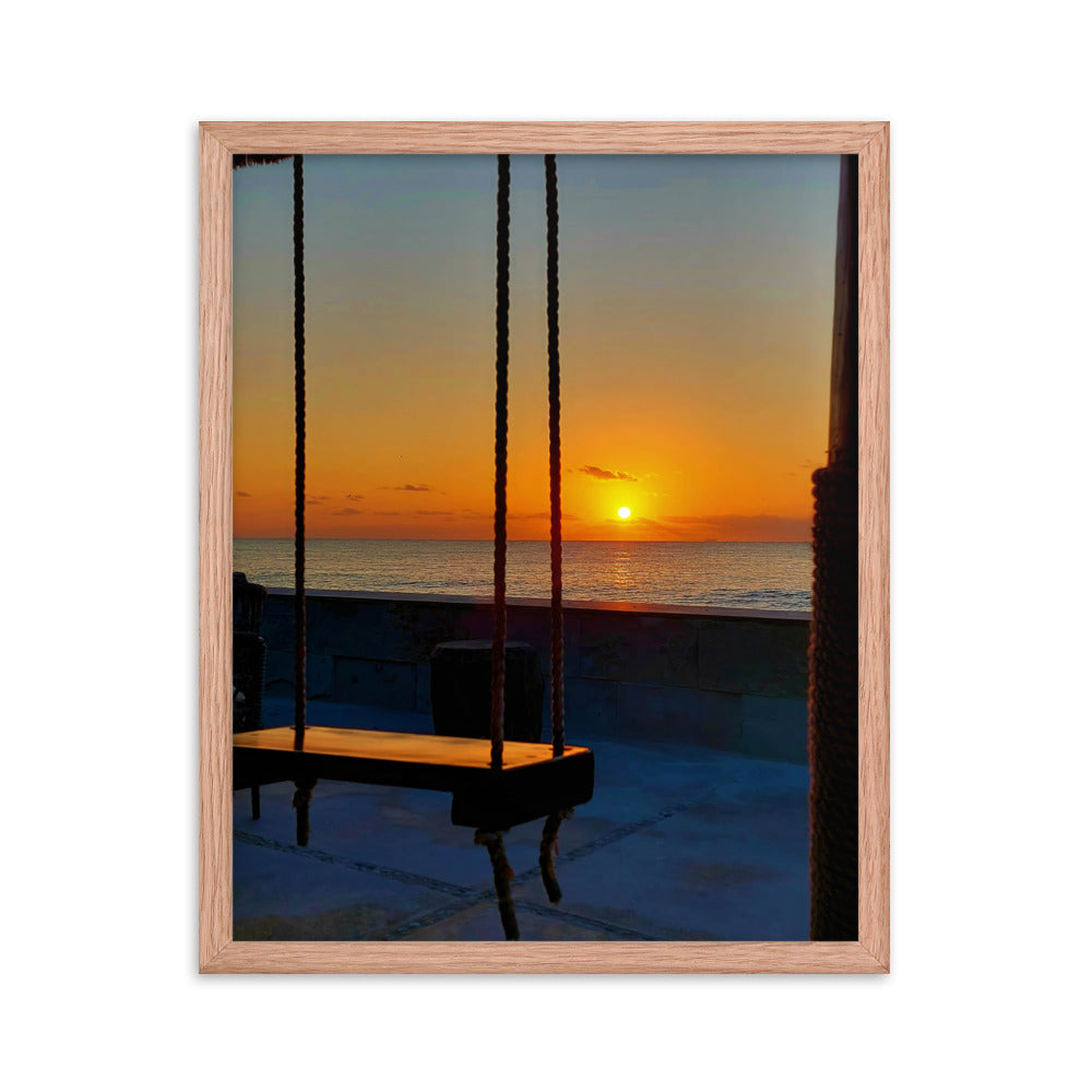 Swing In A New Day  |  Framed Print