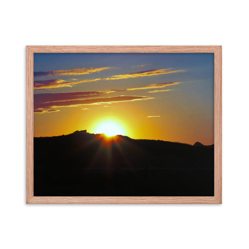 Over The Hill  |  Framed Print