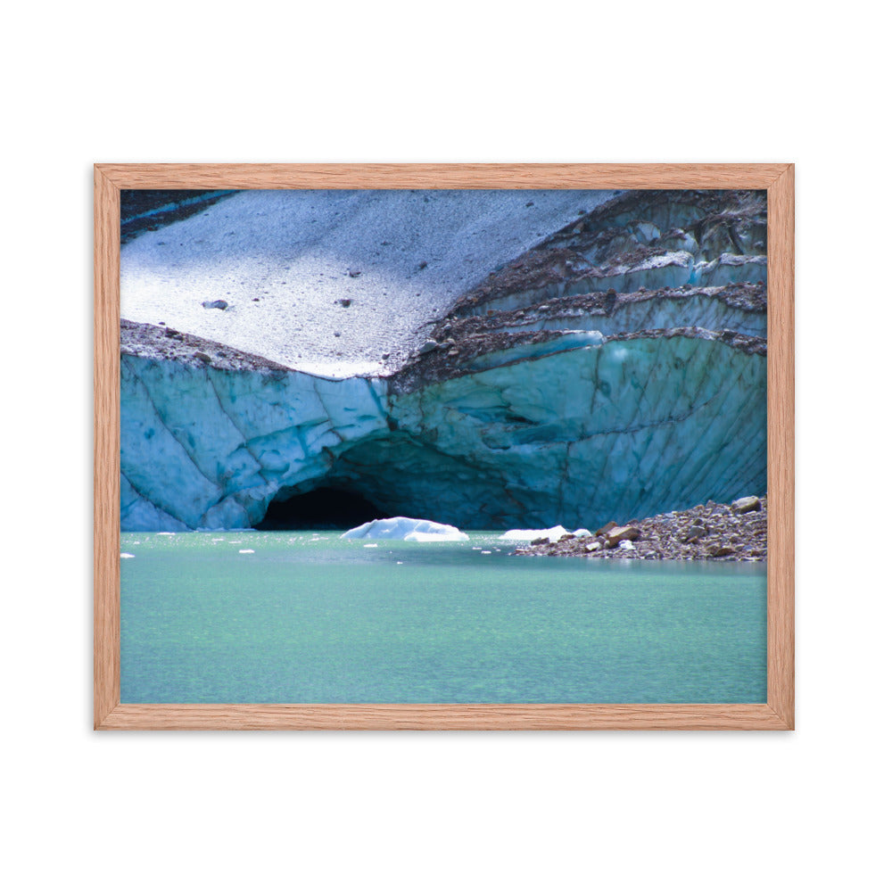 Glacier Cave  |  Framed Print