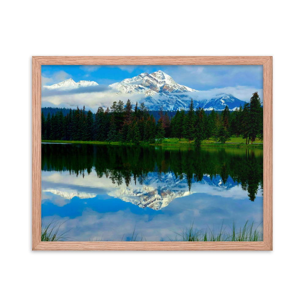 Mirror In The Lake  |  Framed Print