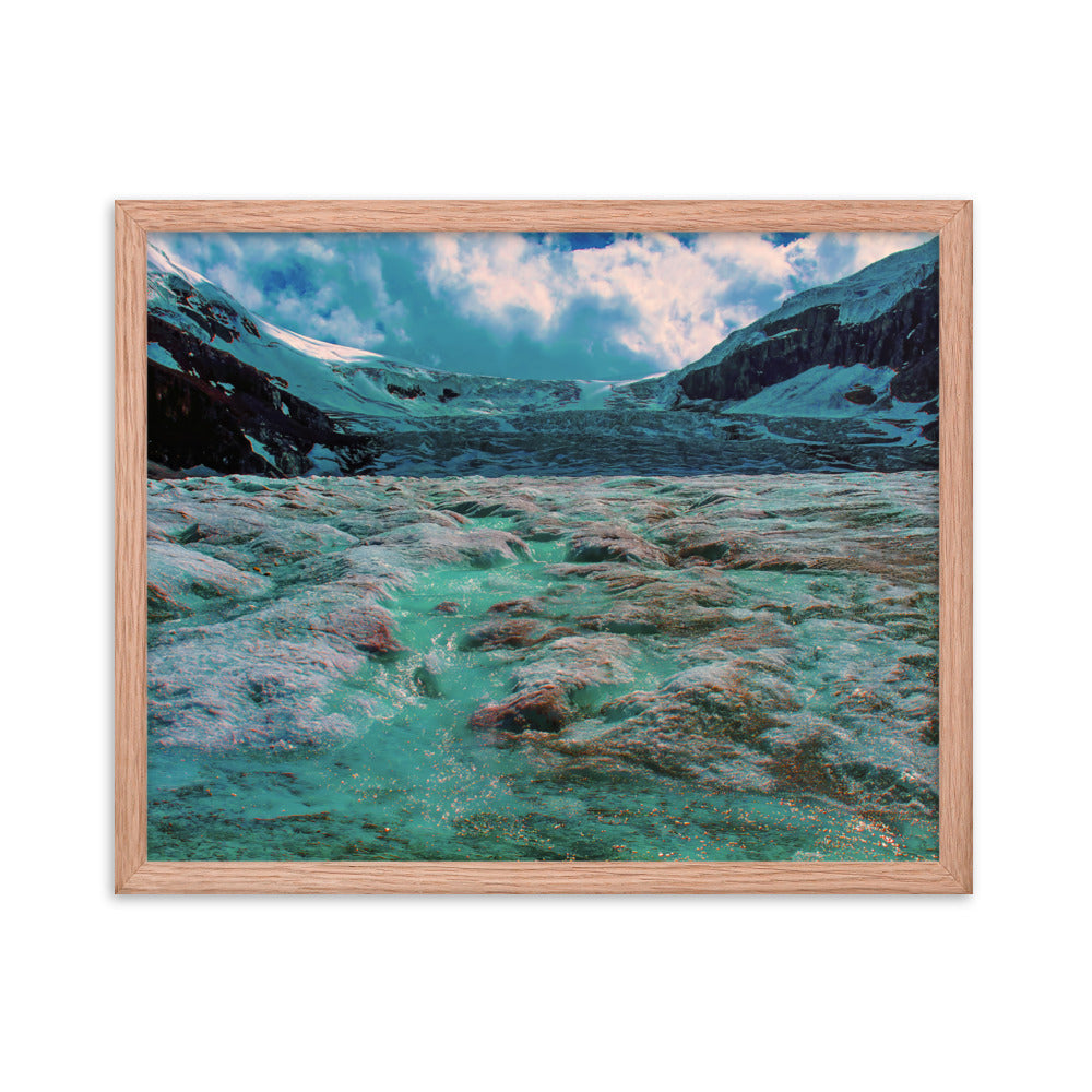 Running Aqua  |  Framed Print