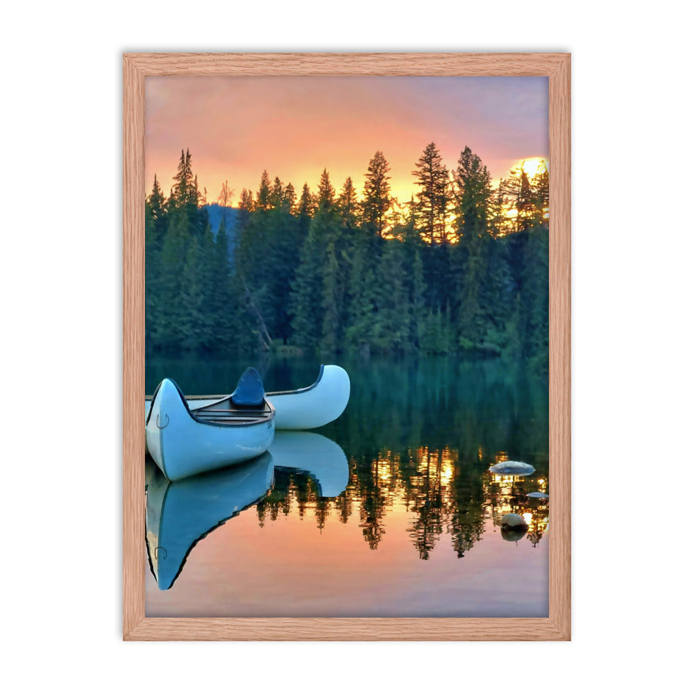 Canoe For Two  |  Framed Print