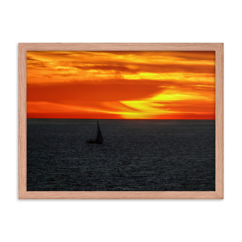 Lonely Boat  |  Framed Print