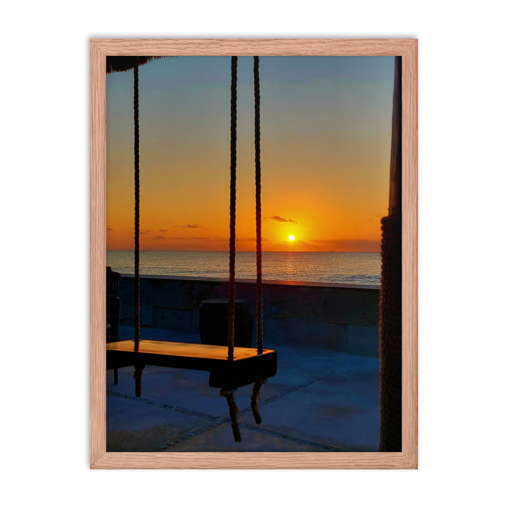 Swing In A New Day  |  Framed Print