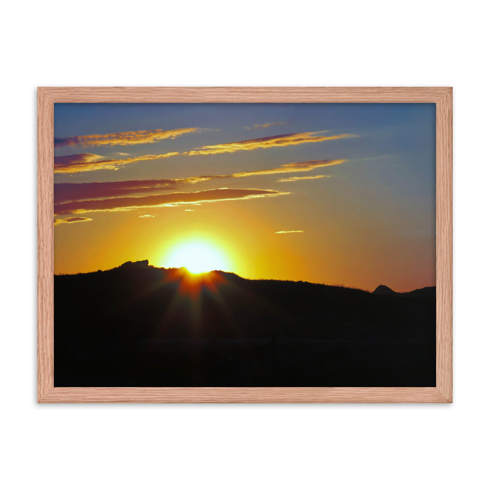 Over The Hill  |  Framed Print