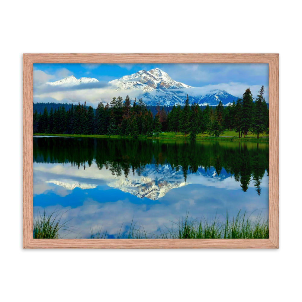 Mirror In The Lake  |  Framed Print