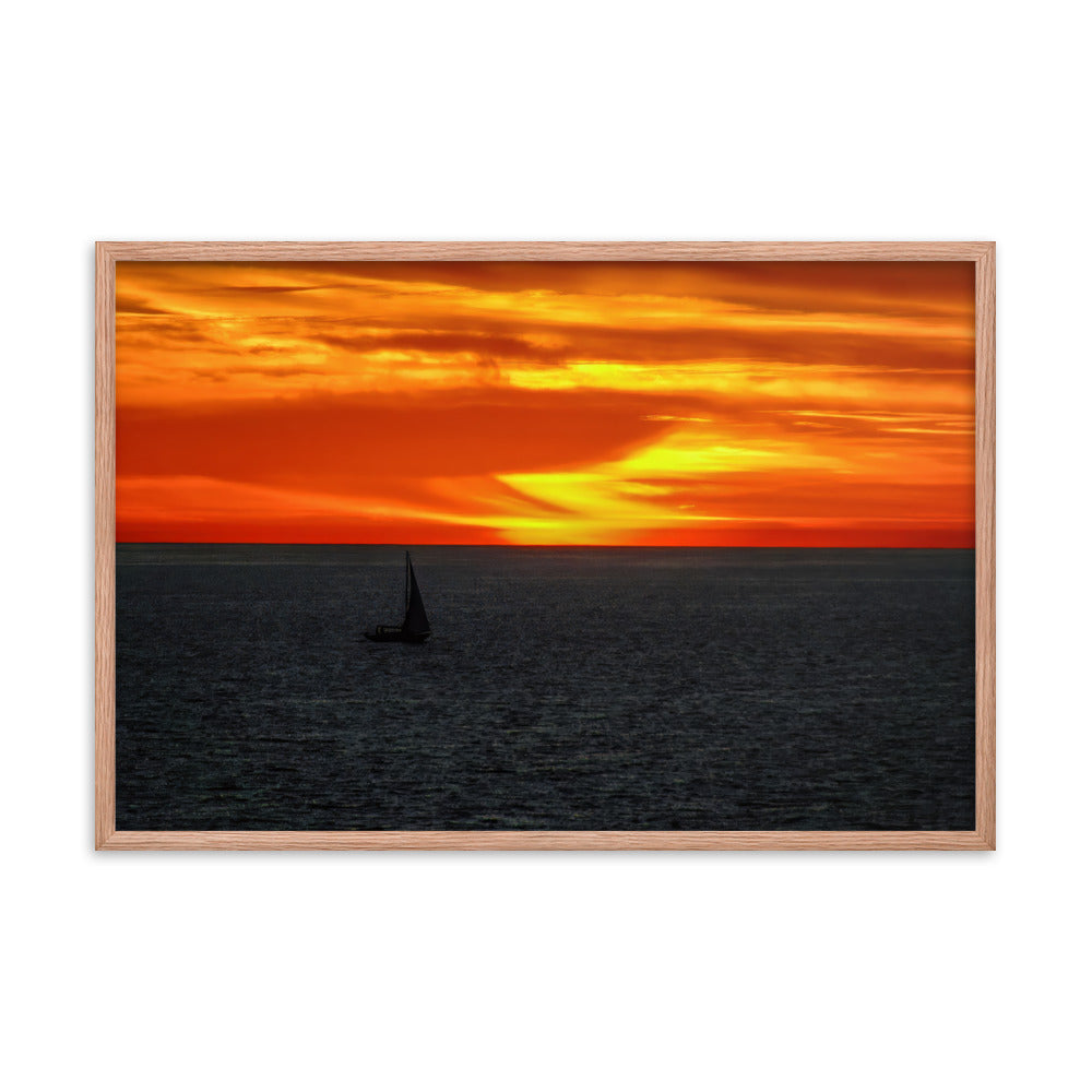 Lonely Boat  |  Framed Print