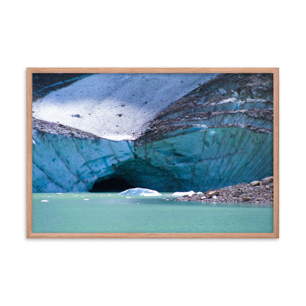 Glacier Cave  |  Framed Print