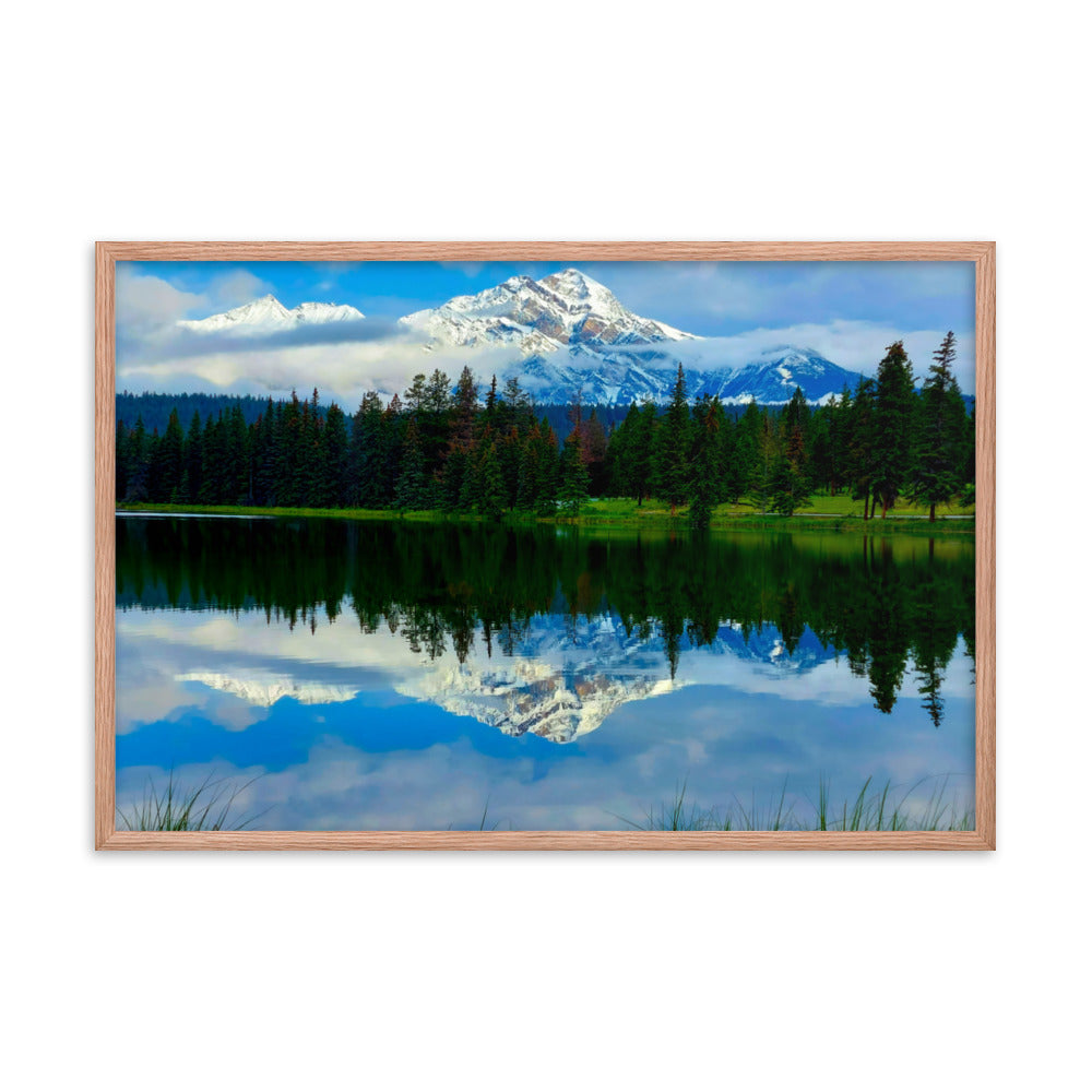 Mirror In The Lake  |  Framed Print