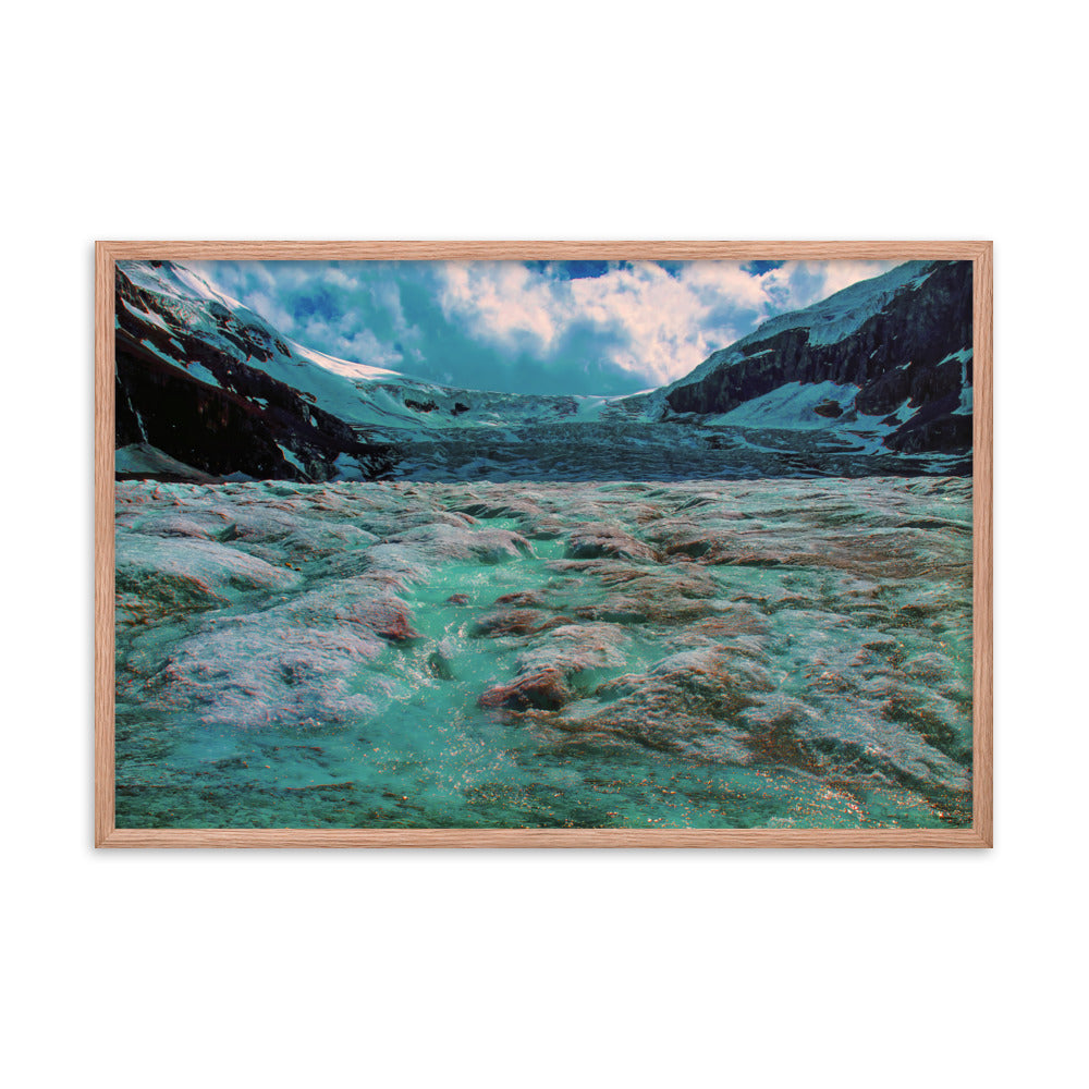 Running Aqua  |  Framed Print