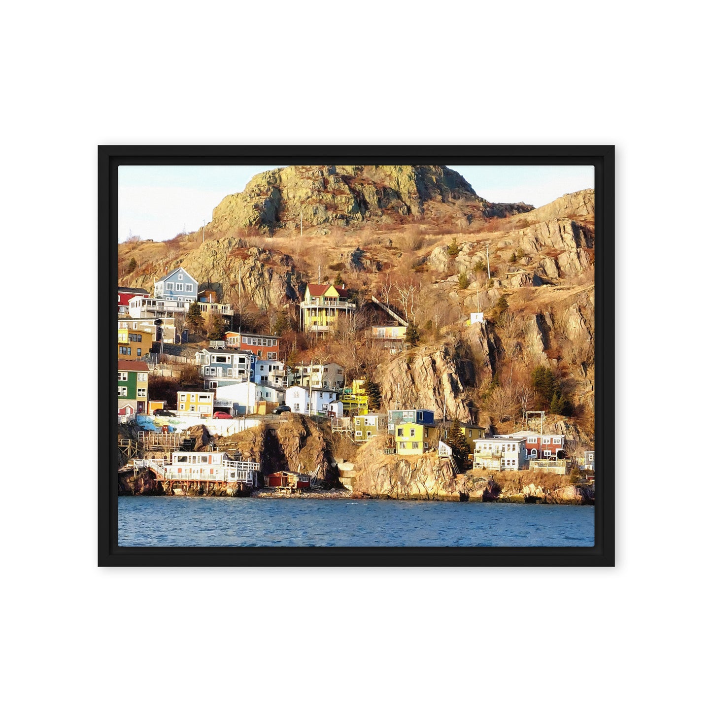 Houses On The Rock  |  Framed Canvas