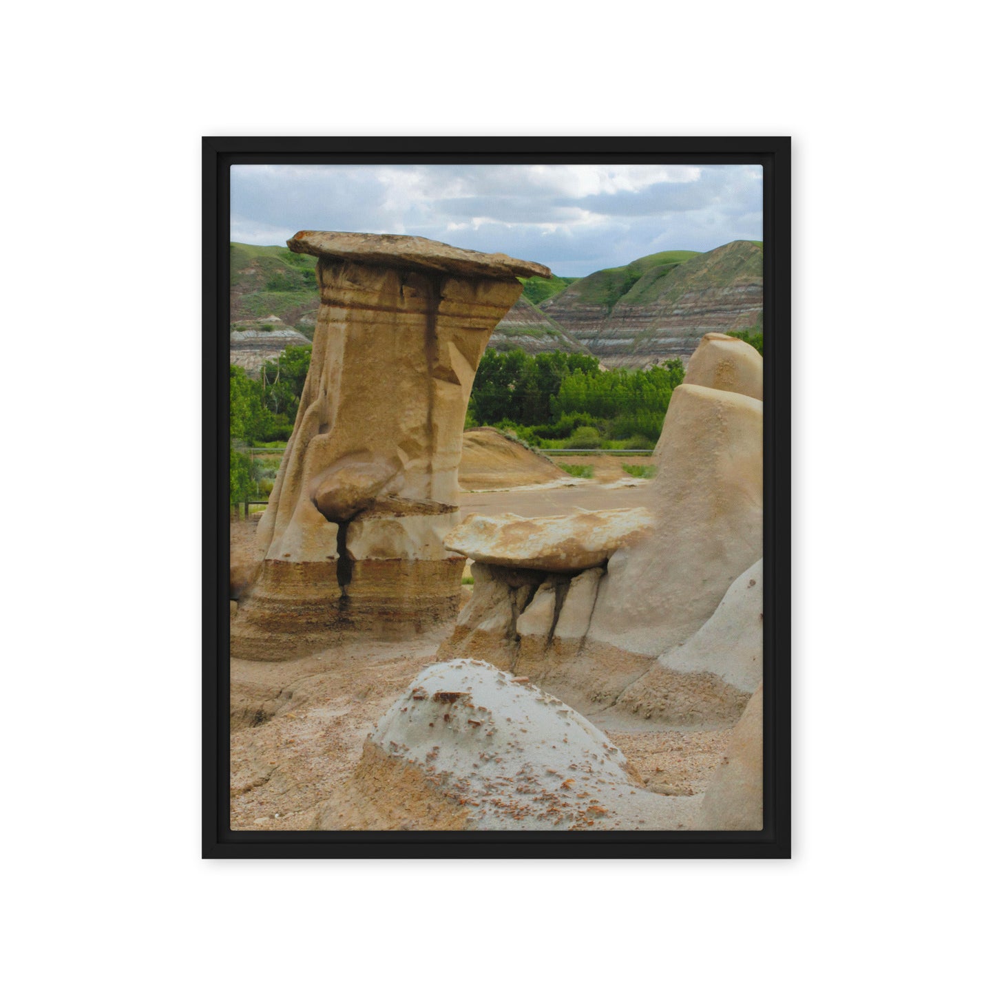 Hoodoos  |  Framed Canvas