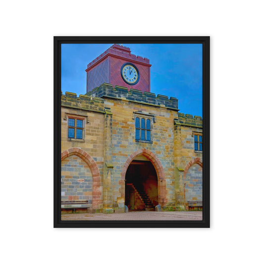 Clock Strikes One  |  Framed Canvas