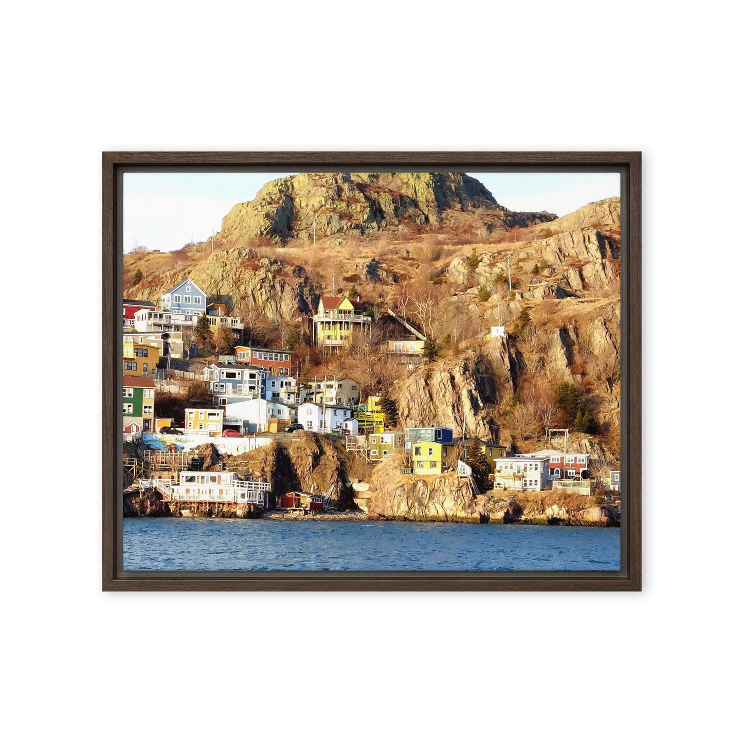 Houses On The Rock  |  Framed Canvas